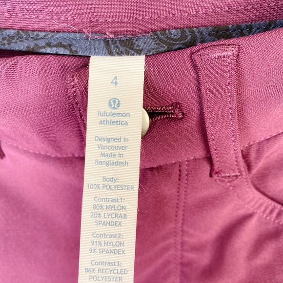 Lululemon Urbanite Commuter Pants Slim Fit Trouser - Picture 4 of 7